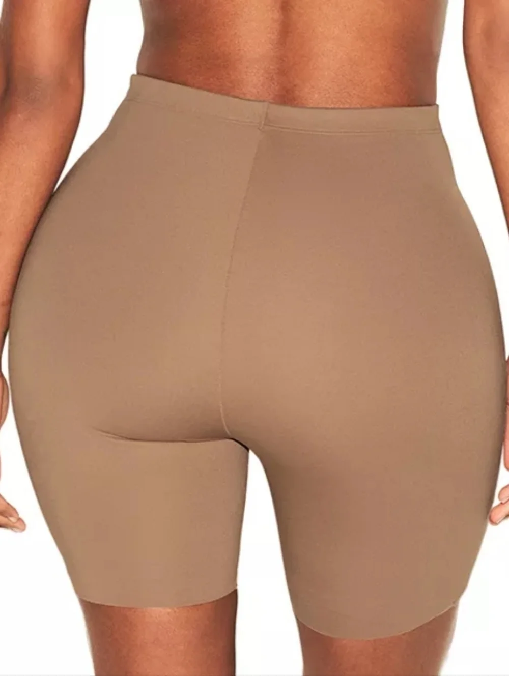 SKIMS Body Hip Shaping Mid Thigh Short Tan Brown Sienna Women XS NEW